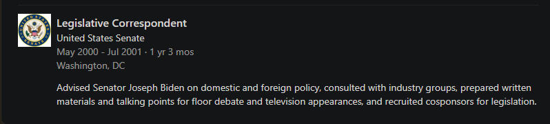 LangleyOrbit's tweet photo. Margaret Brennan's husband graduated from Langley HS. He worked for Biden -- his LinkedIn before edits. His sister was roommates with Margaret in Irbid, Jordan where they learned Arabic. Samia was USAID and Atlanic Council. She delelted her page after Trump axed USAID. https://t.co/0Nv01HdL8g