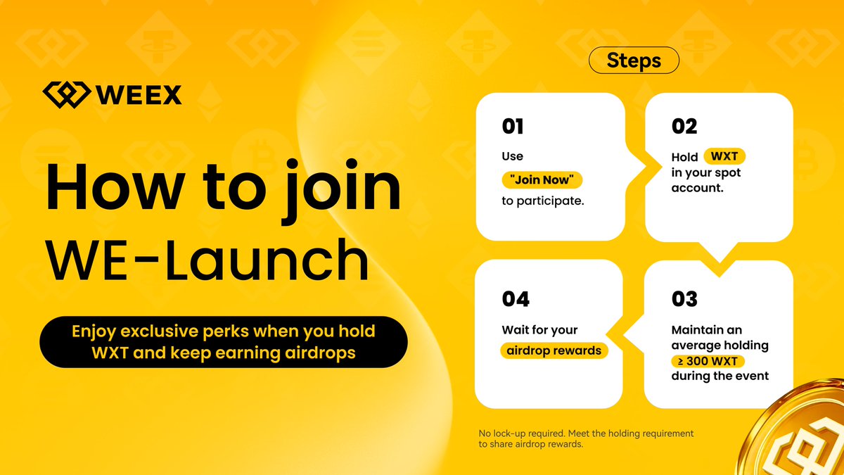 WEEX_Official's tweet photo. 📢 WEEX WE-Launch -Ethena ( $ENA) @ethena Listed &amp; 60,000 ENA Airdrops!🪂

🗓️ 2026-08-03 07:00 (UTC+0) — 2026-08-10 07:00 (UTC+0)

📖 Join WE-Launch:https://t.co/9Lqv9MElZ6
➡️ Register &amp; trade:https://t.co/4tf1fbRz7q

#WELaunch https://t.co/XVb4P7syEe