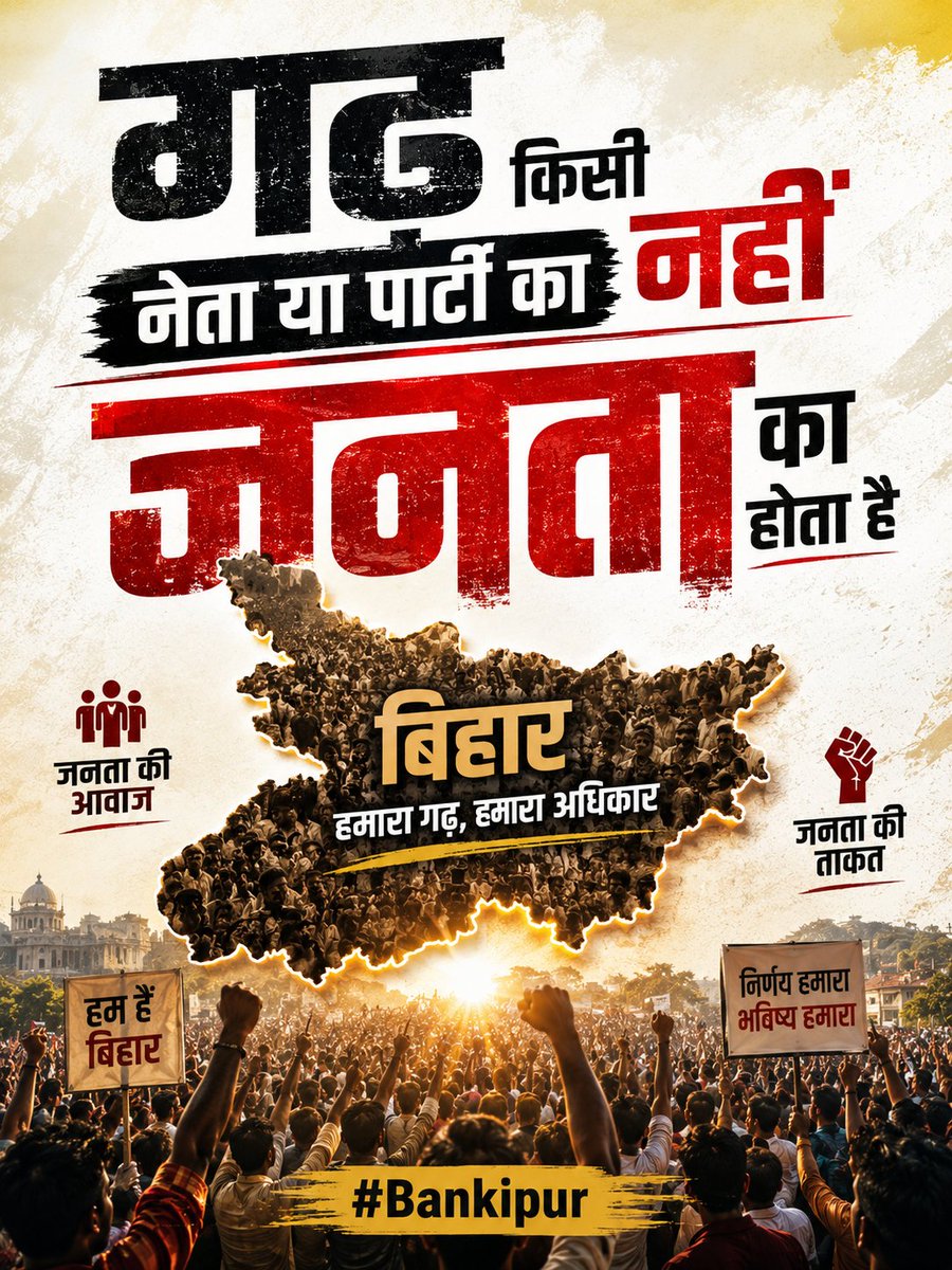 PK_for_CM's tweet photo. बांकीपुर ने BJP वालों को लोकतंत्र की ताकत दिखा दी

जनता ही मालिक है

#Bankipur https://t.co/BtsYJeLoQg