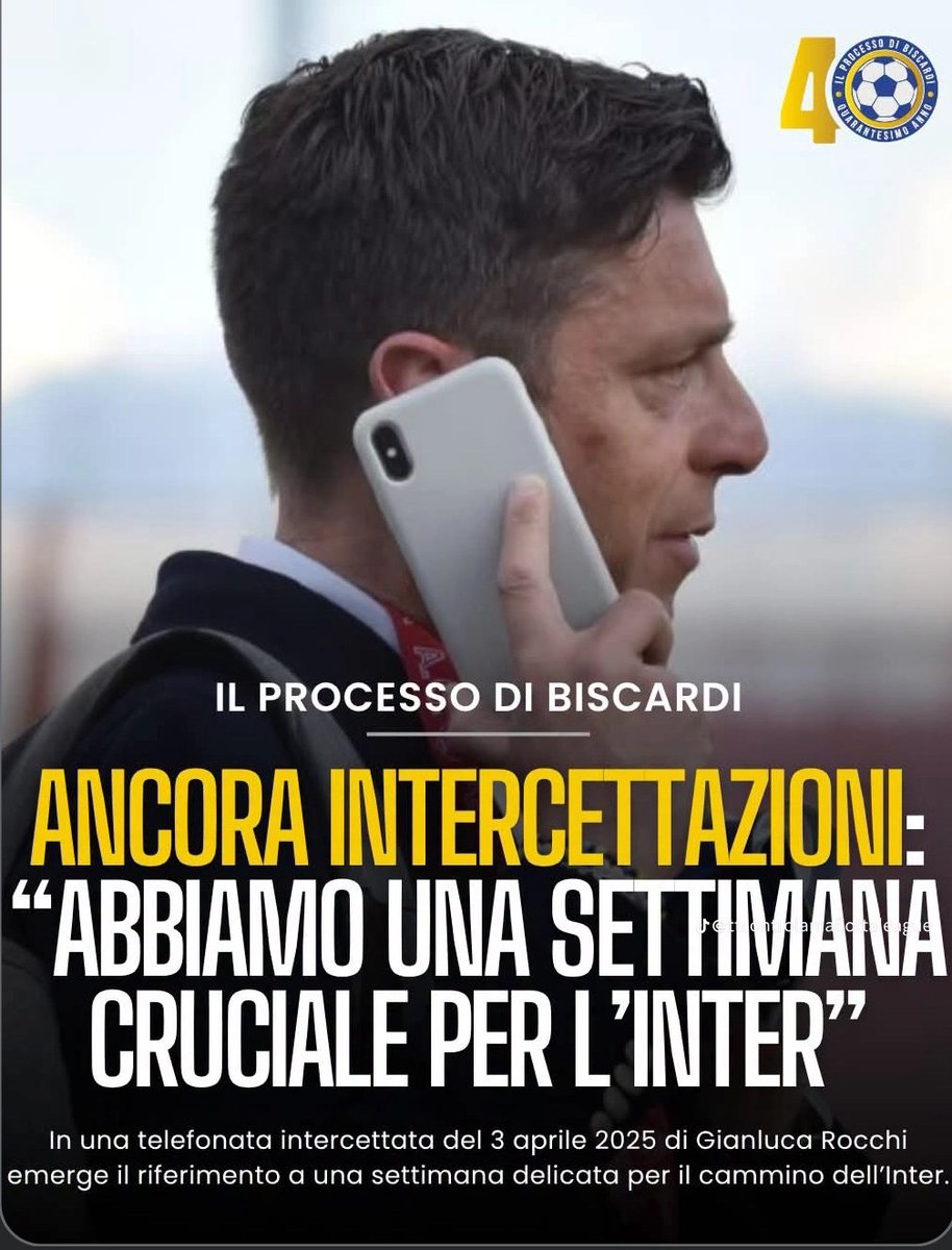 Claudeherou's tweet photo. L'unica preoccupazione era quella di facilitare le cose all'#inter, mentre le altre squadre, che pure erano in lotta per lo scudetto, evidentemente dovevano prenderlo in quel posto
"Abbiamo una settimana cruciale per l'inter"
E ancora non sono stati retrocessi

#interopoli https://t.co/yaImaTqM0E