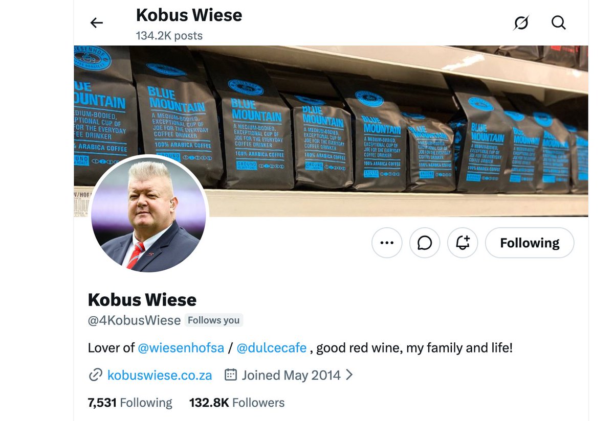 RugbyBloggers's tweet photo. Big shoutout today for our #Springbok legend number 4 @4KobusWiese
Visit his website at https://t.co/btz52xnN4y and book him today. No red cards please Kobus. ๐
#rugby https://t.co/OfHOoWL71j