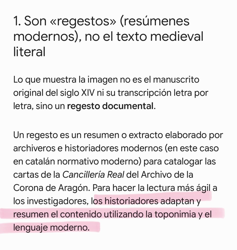 maquinolandela2's tweet photo. @lola70917264988 Eso son regestos. No son los textos originales https://t.co/aZA46GNxcf