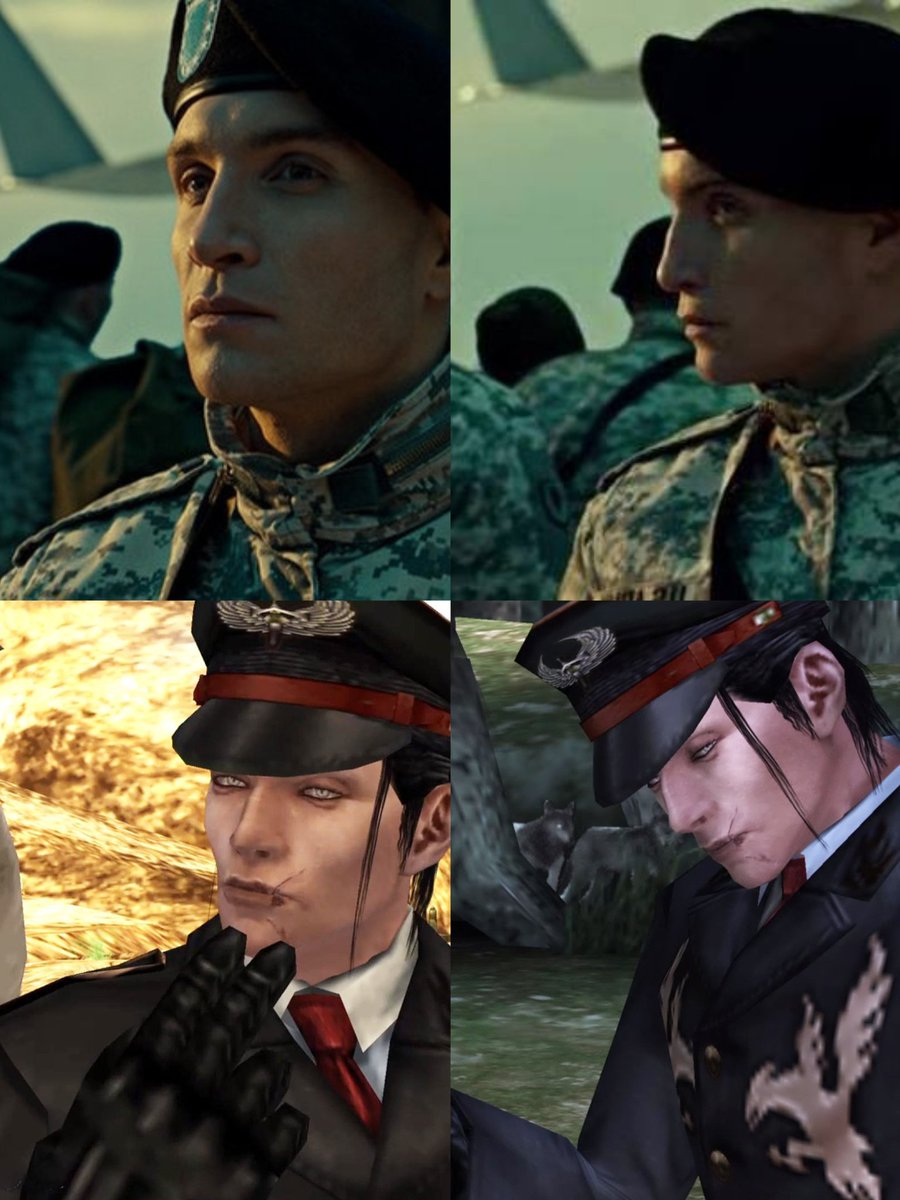 Morganelabs's tweet photo. Had to put them side by side too! I think all is there except blue eyes and scars 😆 https://t.co/pbC0UN7jeI