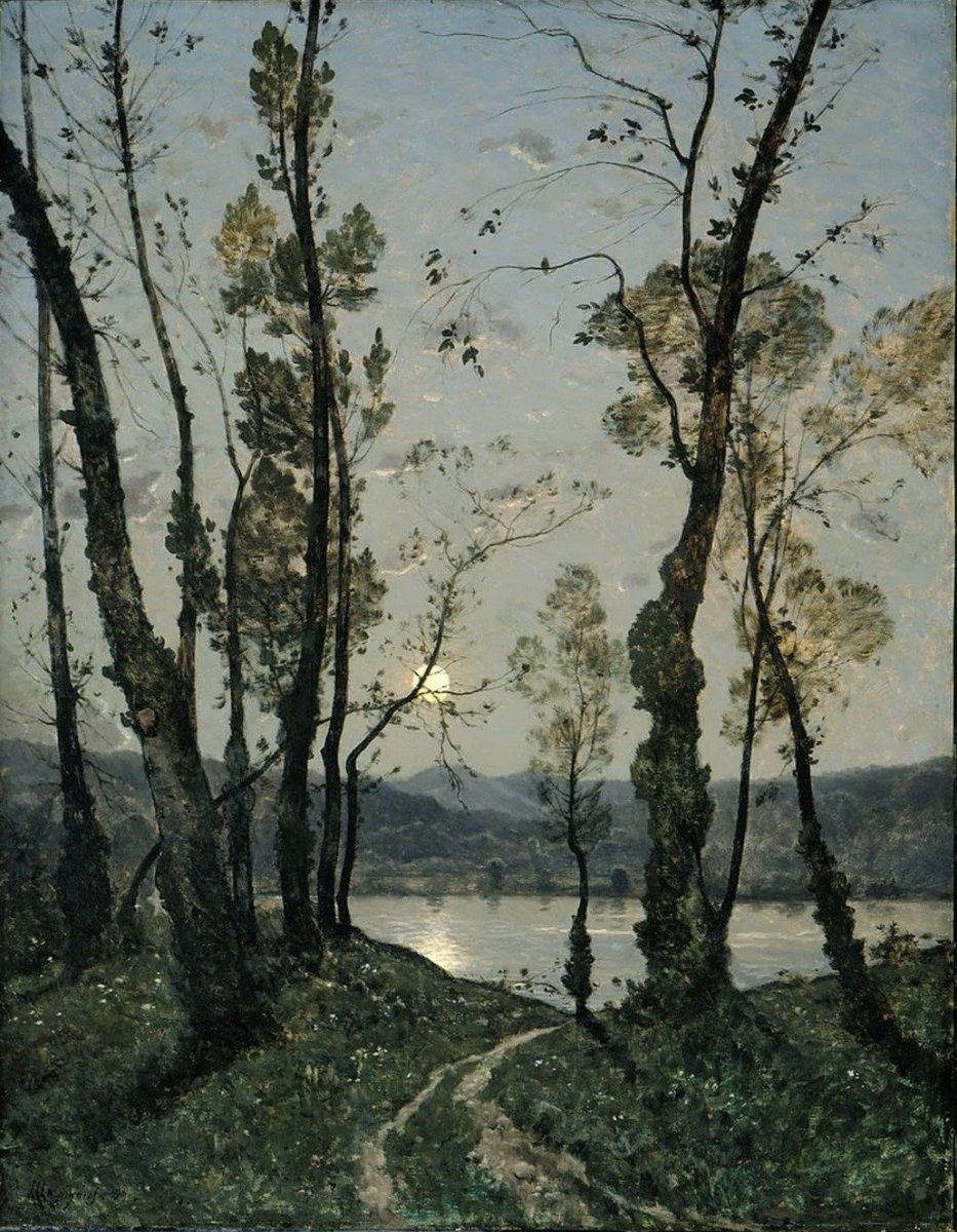 ArtorOtherThing's tweet photo. Clair de lune (Moonlight). 1889, oil on canvas. https://t.co/njxkej3faZ