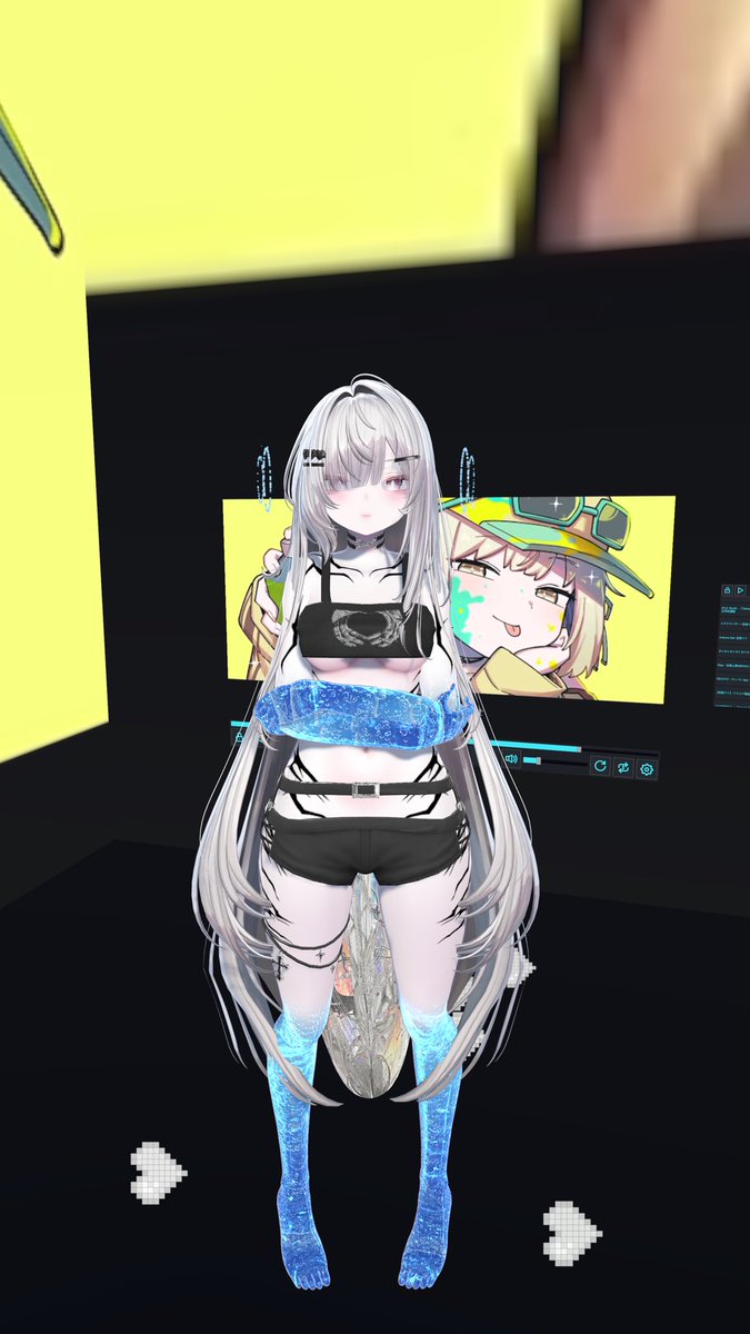 Ricc4VRC's tweet photo. 立ち姿勢変えられることを今知った‼️
たまにはデスクトップで入るのもいいかも？ https://t.co/7qQu87IDep
