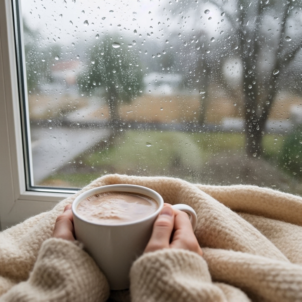 ArbabHaru's tweet photo. [Chilly autumn breeze just rolled in! Time for a hot cocoa and a cozy blanket. ]， https://t.co/cLzLf5R3ZY