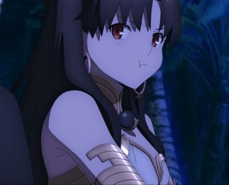 CriticalThighs's tweet photo. Urgh.. No one told me Chaldea would be so tame... Back in the days, I had a dozen of worshippers in every household, but now ? Now I must endure that trash of golden king ! https://t.co/LhVPthQLQi