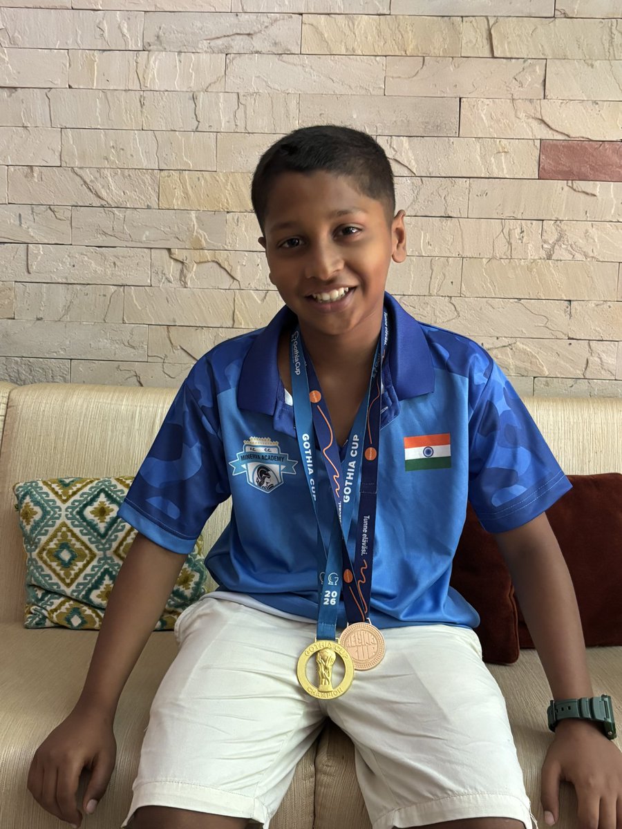 LaxmanSivarama1's tweet photo. @AadhavArjuna I am L.Sivaramakrishnan former Indian cricketer from Chennai. I sent a Tamil boy to play  in Chandigarh. He has done exceptionality well. He comes from an under privileged family. His name is Ashwin, aged 12. He won gold medals in Gothia Youth World Cup and Helsinki World Cup held for their age group. Would request you give an appointment for the boy to meet you. Regards 🙏🙏🙏