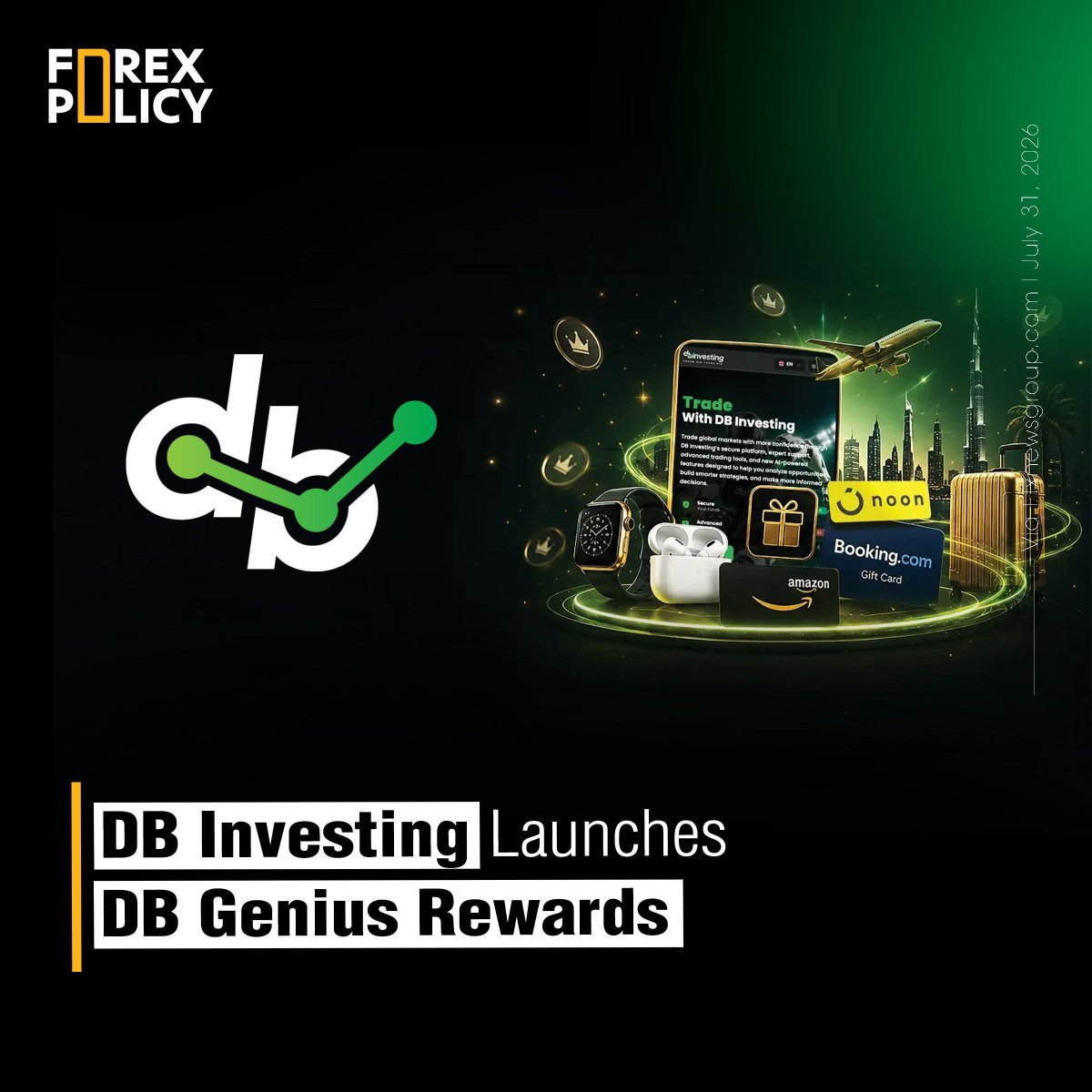 petaldream83's tweet photo. DB Investing has launched DB Genius Rewards, an automated loyalty programme that rewards eligible clients with redeemable points for trading, deposits, and referrals.

#DBInvesting #DBGeniusRewards #Forex #CFDs #Fintech https://t.co/ANlbmL9faE