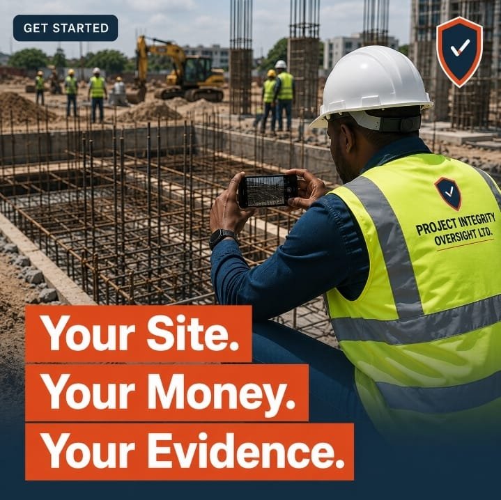 ProjectIntgrty's tweet photo. Your site. Your money. Your evidence.

Those three things belong to you. But do you actually have eyes on all of them?

Your contractor has their reports. Your project manager has their updates. But the only person whose capital is truly on the line is you. https://t.co/ehb0OVmnZy
