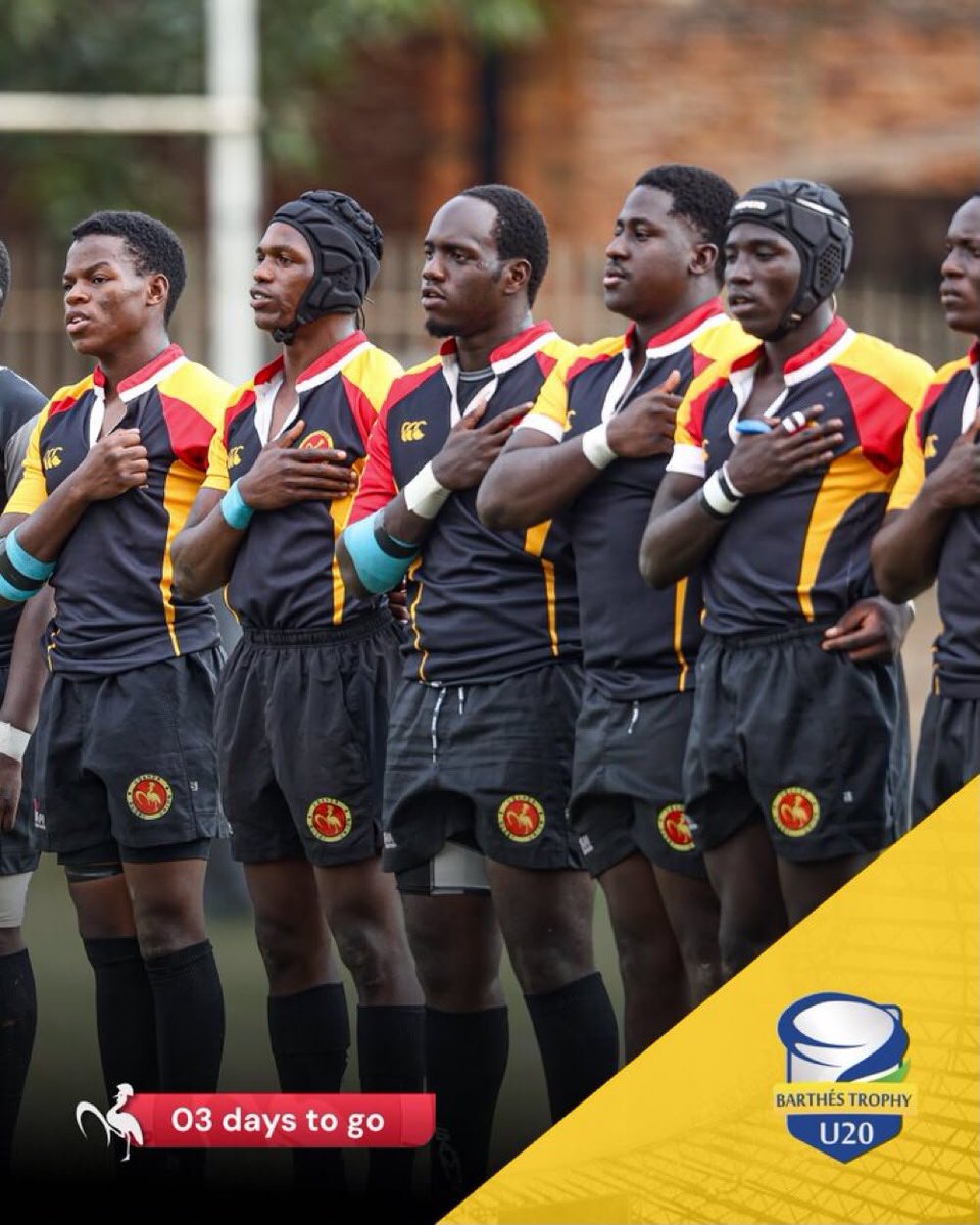 Popelina256ug's tweet photo. 🚨🏉 3 DAYS TO GO! 🇺🇬🔥
The countdown is ON⏳
🌍 2026 Rugby Africa U20 Barthés Cup
7 Nations. 1 Host. 1 Trophy. 🏆
🇺🇬 🇳🇦 🇿🇼 🇰🇪 🇹🇳 🇿🇲 🇲🇬
In just 3 DAYS, the future stars of African rugby take over Uganda! 🦅🔥
 Friday, 7 August
📍 Muteesa II Stadium, Wankulukuku

Bring the flags 🇺🇬
Bring the noise 📣
Bring the whole squad 👊
 #UgandaRugby
 #U20BarthesUg26
 #RugbyAfrica 
 #FutureStars
#UgandaRugbyCranes