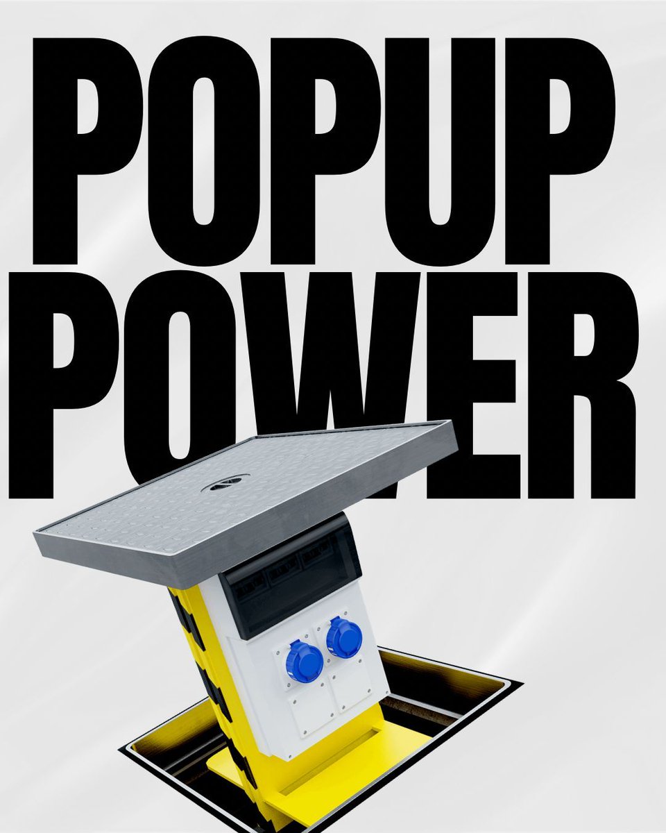 POPUPPOWER's tweet photo. Discreet power for demanding public spaces. In-Ground and Retractable power units built for commercial and civic use. #publicspace #urbandesign #placemaking #urbanplanning https://t.co/8h6HAkMgFm