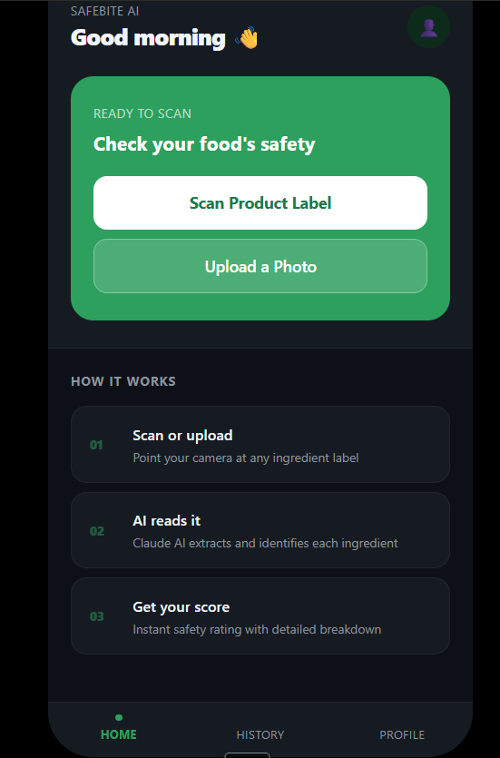 Williamcar40do's tweet photo. Day 3/15

Turned the idea into something people can actually see.

Finished the first UI, locked in the branding, and focused on making the experience feel simple enough that anyone can scan food without thinking twice.

What do you think about UI? 👇 https://t.co/72Lbe4qWxq