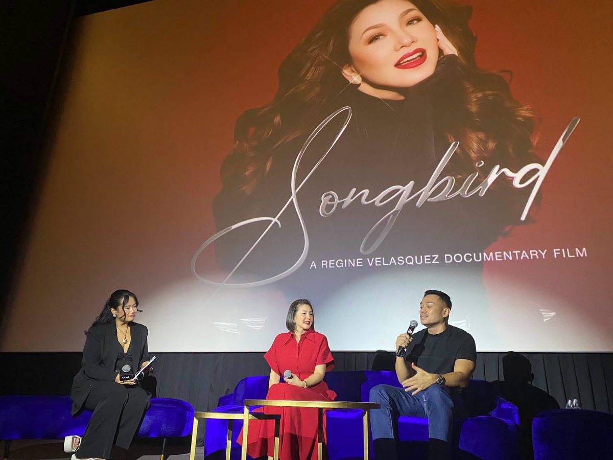 everythingrva_'s tweet photo. Songbird: A Regine Velasquez Documentary Film?!?! OMG I’M SO SEATED!!! 😭❤️ https://t.co/4OGiiD0miN