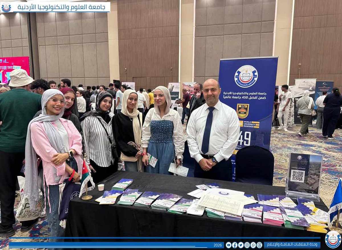 JUSTEDUJO's tweet photo. جانب من مشاركة جامعة العلوم والتكنولوجيا الأردنية في فعاليات معرض EDUGATE بمدينة الإسكندرية، ضمن الجناح الأردني “أدرس في الأردن”
#جامعة_العلوم_والتكنولوجيا_الاردنية
#jordan_university_of_science_and_technology https://t.co/nS0qDZU2X1