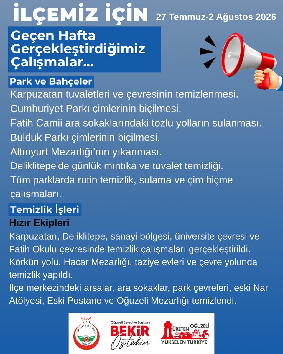 bekir_oztekin's tweet photo. 📍Oğuzeli
Saha çalışmalarımıza tüm hızımızla devam ediyoruz. https://t.co/csPk8HQ4jY