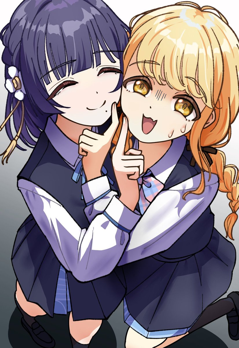 living_habits_'s tweet photo. ことみすにひたすら百合営業をさせていた日々…… https://t.co/Yur7VwD68u