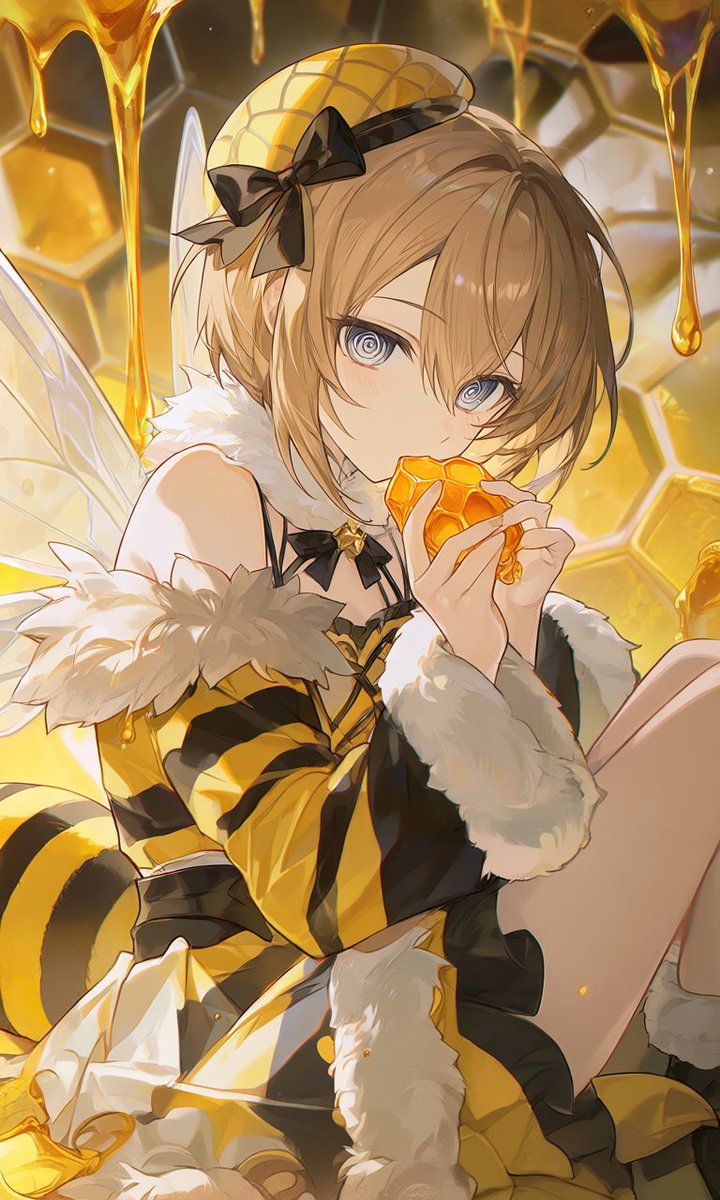 SpaaisS53199's tweet photo. ⚪Sometimes I wonder how it would be like to submit to other people. But I also dislike the idea of leaving the hive. I'm gonna eat some honey to stop thinking about this... https://t.co/Sf7uYQfpVO