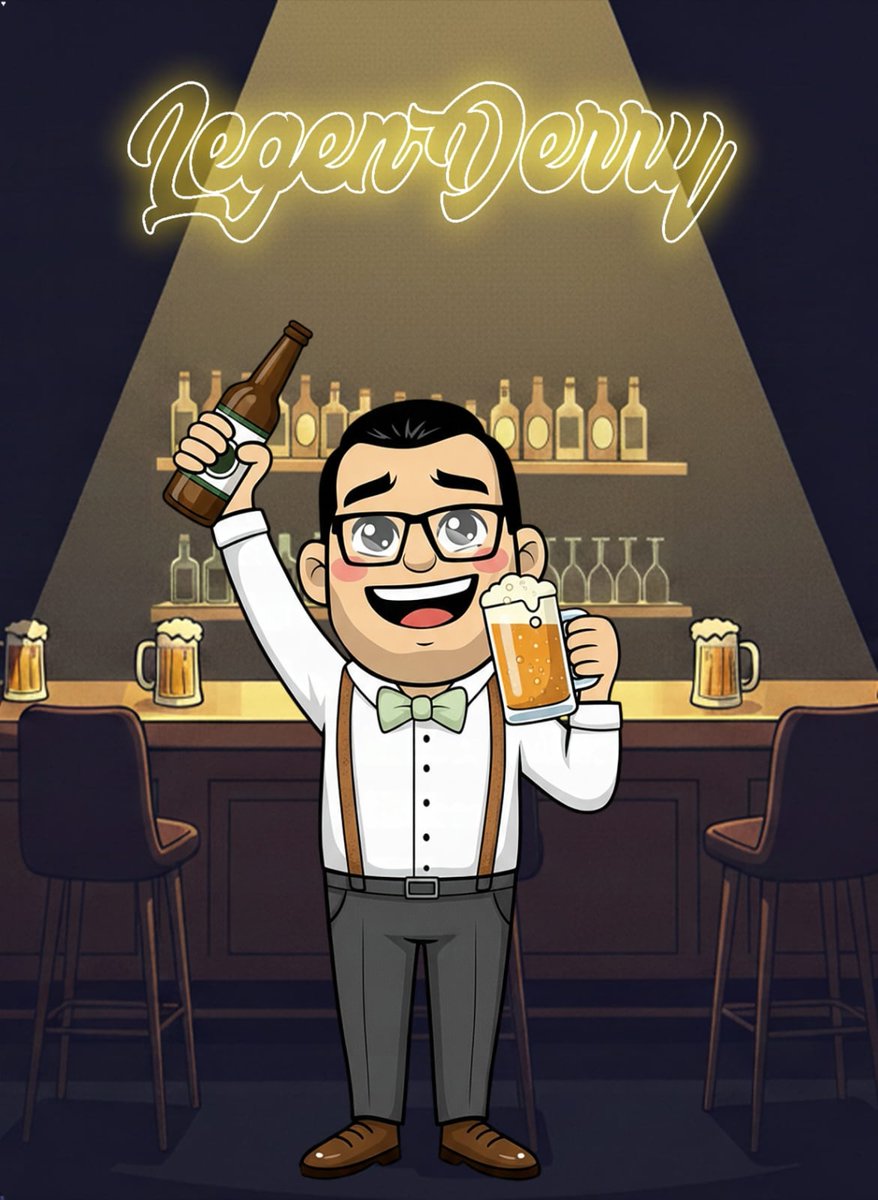 moofie_kevs's tweet photo. Derry logo reveal, neon bar vibes hittin different! Banner coming soon! bar brands, lifestyle streamers, content creators,custom branding packages available now! commissions open🎨#moofie_kevs #LogoDesign  #CustomLogo #TwitchDesigner #HireAnArtist #NeonAesthetic #DesignPortfolio https://t.co/tTjzuh0xyS