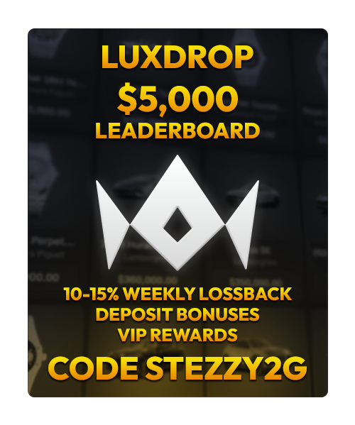 StezzyRewards's tweet photo. Been really enjoying playing case sites raw the last 3 months and happy to announce I've partnered with @LuxDropCom 

- 5K Monthly LB ($2,500 first)
- 10-15% Weekly Resetting Lossback
- Deposit Bonuses for VIP's (via Lux)
- Additional Lossback (via Lux)  

🚨To celebrate $250 USD in 7 days 🚨

Follow / Like / RS 

Prize will be doubled if you sign-up and deposit $50 or more through the period

https://t.co/eglqq3xaIF