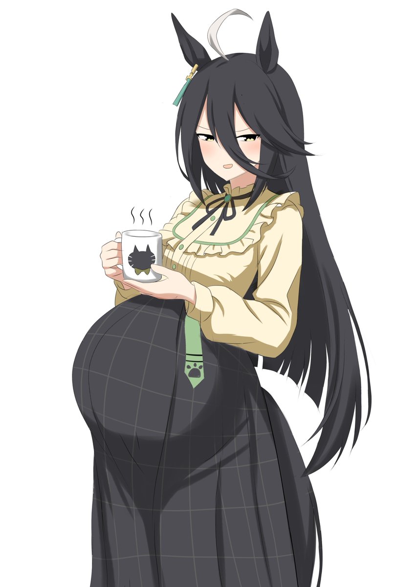 xjsoakdn's tweet photo. She trying to be a good mama (Anon comms) 
. 
Also thanks for 2K folls, I didn't expect it to happen this fast 😭 (hope this account doesn't get flagged or whatever). 
#pregnant #belly #umamusume https://t.co/zebALTVj0d