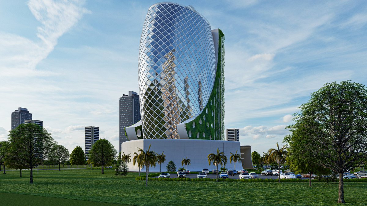 ChiefArchitect_'s tweet photo. High-rise.  Multifunctional design https://t.co/NQpayyJUCn