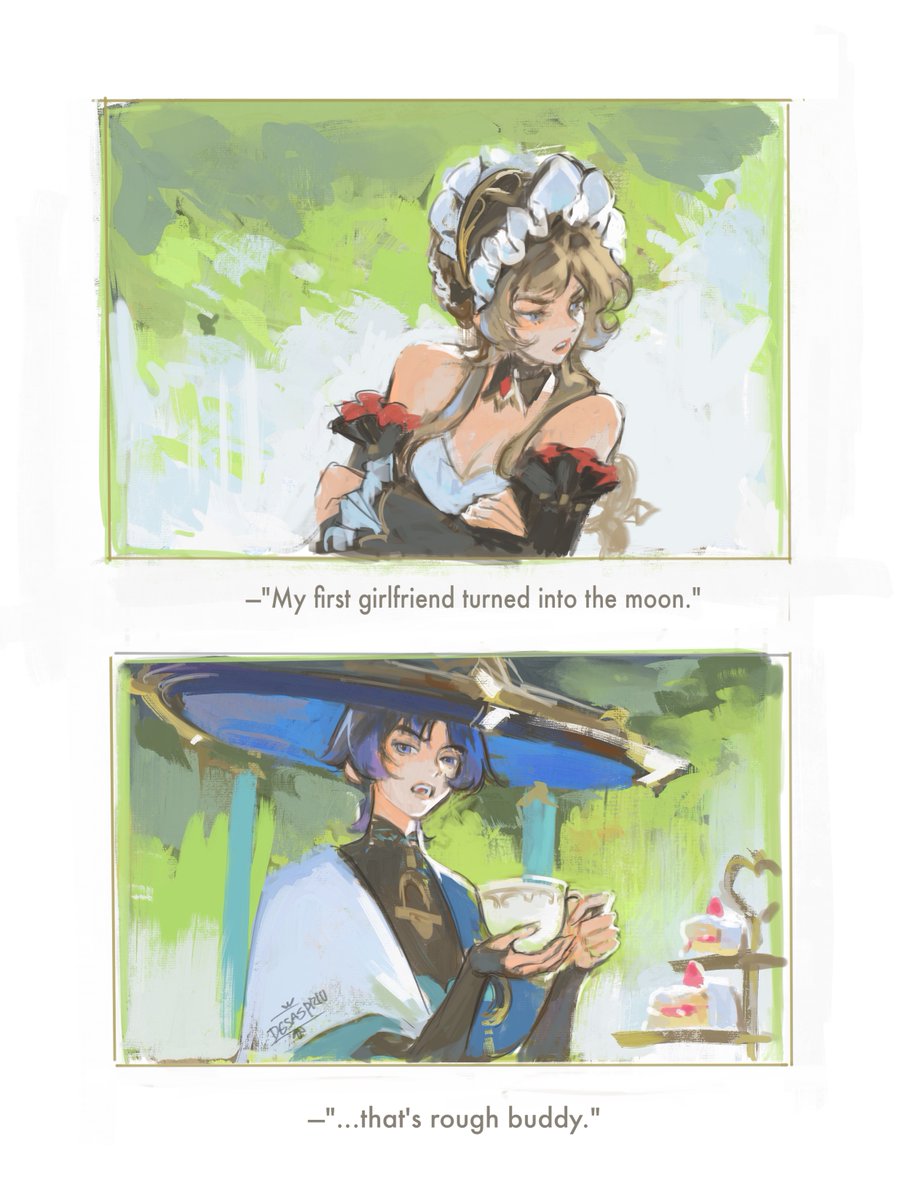 desasprio's tweet photo. "that's rough buddy."
#sandrone #wanderer #fanart https://t.co/n6miaTL7QB