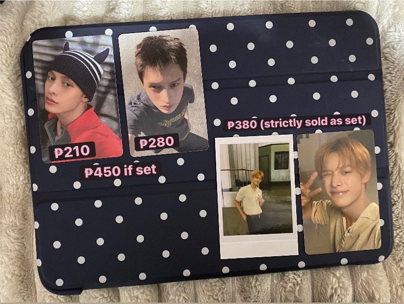 chaeiblossom's tweet photo. wts lfb / wtt lft ⋆˚꩜｡

⟡ james street ver album pc
⟡ james season greetings

- all onhand | ₱ on pic
- payo or 3 days dop
- 50% ndrp
- X sensi / impatient
mop: Gcash | mod: j&amp;t
୨୧ dm or comment to claim !
          𐙚⋆°🦢｡⋆♡

like &amp; rt pls

t. cortis james photocard https://t.co/imBFFFed7W