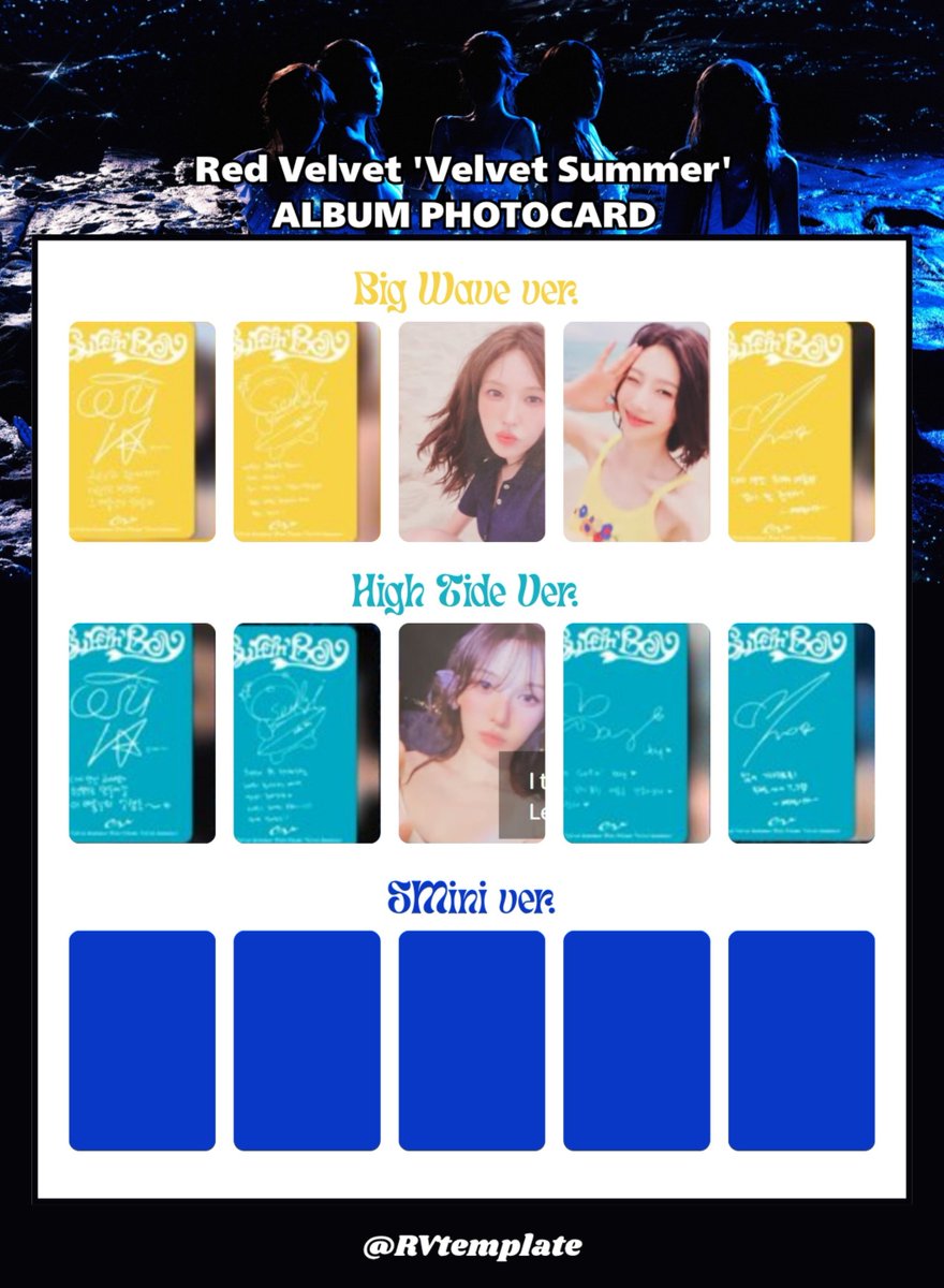 Red Velvet template (@RVtemplate) / Posts / X