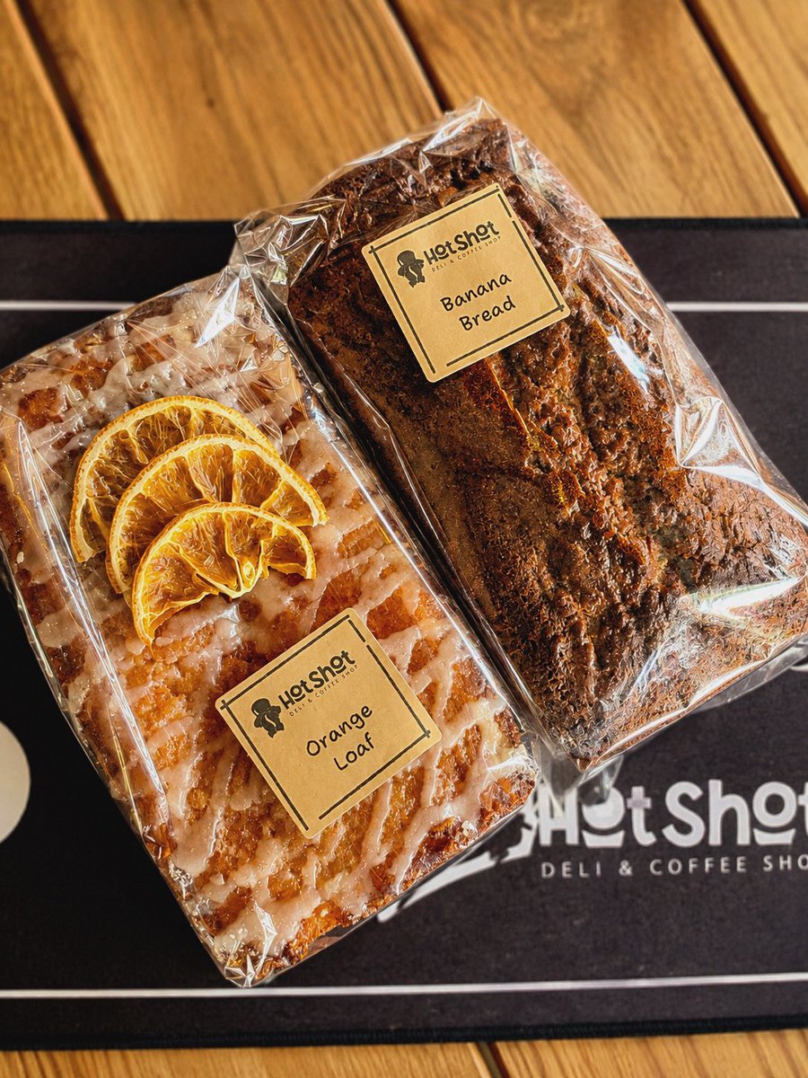 MarketSquareLsk's tweet photo. Fresh and indulgent 🤤

Our banana bread and orange loaf are exactly what you need today!

K150 each

We are open today for the public holiday! 

#MarketSquareLsk https://t.co/MffireBLy7