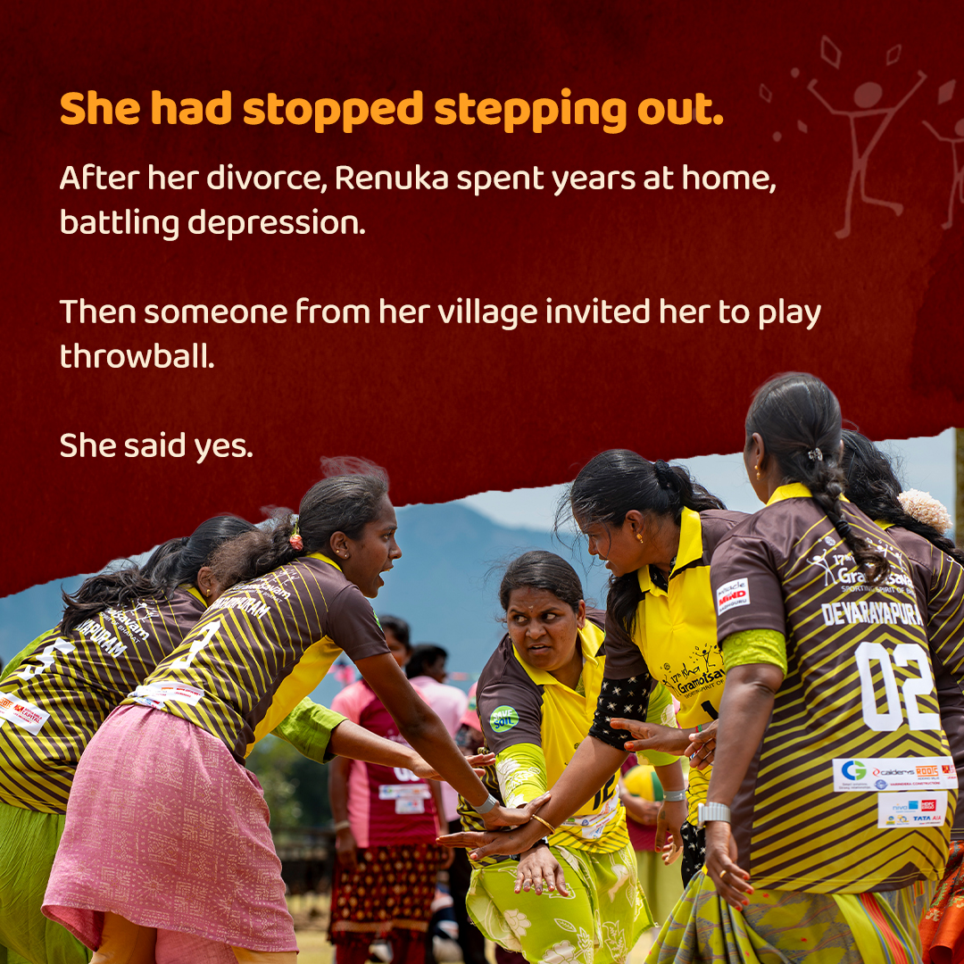 ishafoundation's tweet photo. Some victories never make it to the scoreboard.

When Renuka Devi said yes to a game of throwball, she wasn't chasing trophies. She was finding her way back — from years lost to grief and depression, to a court where she felt alive again.

She became one of Devarayapuram's strongest players and won medals from the hands of legends. And even as cancer closed in, she kept coming back, because the court was where she was most herself. Her final wish was to play one last time — and she did.

Her village hasn't forgotten. The Renuka Devi Memorial Trophy is played in her name, so that every match carries forward what one woman's courage can inspire.

This is the power of sport. Not the winning, but the transformation.

Does your village carry this spirit? This is your stage.

Register your team: https://t.co/a7KV1kxsV0