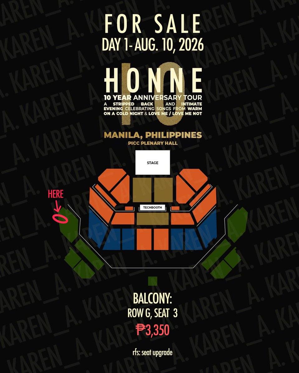 beanmingdays's tweet photo. @krxxstn Hi! I’m selling 1 Balcony ticket for Day 1 (Aug. 10). I can provide authorization letter, or do video call or meetup (depends sa schedule). Let me know po if you’re interested 🙏 https://t.co/7VLjD1NXHb