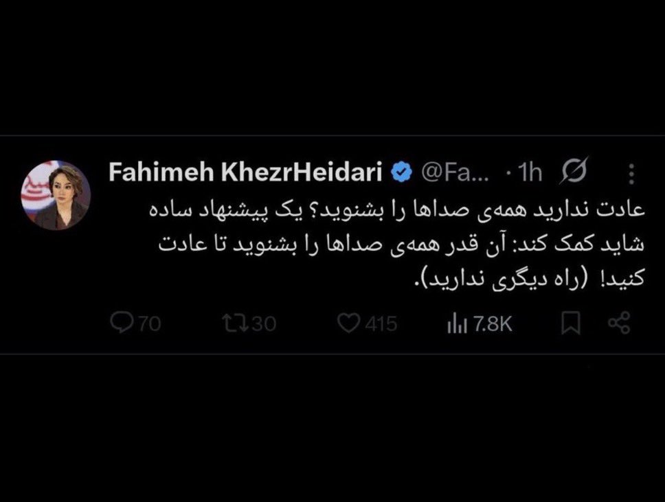 KhatibiOfficial's tweet photo. انقدر گه بخورید تا خفه شید…
(راه دیگه‌ای ندارید!) https://t.co/E4GIEY0vF4
