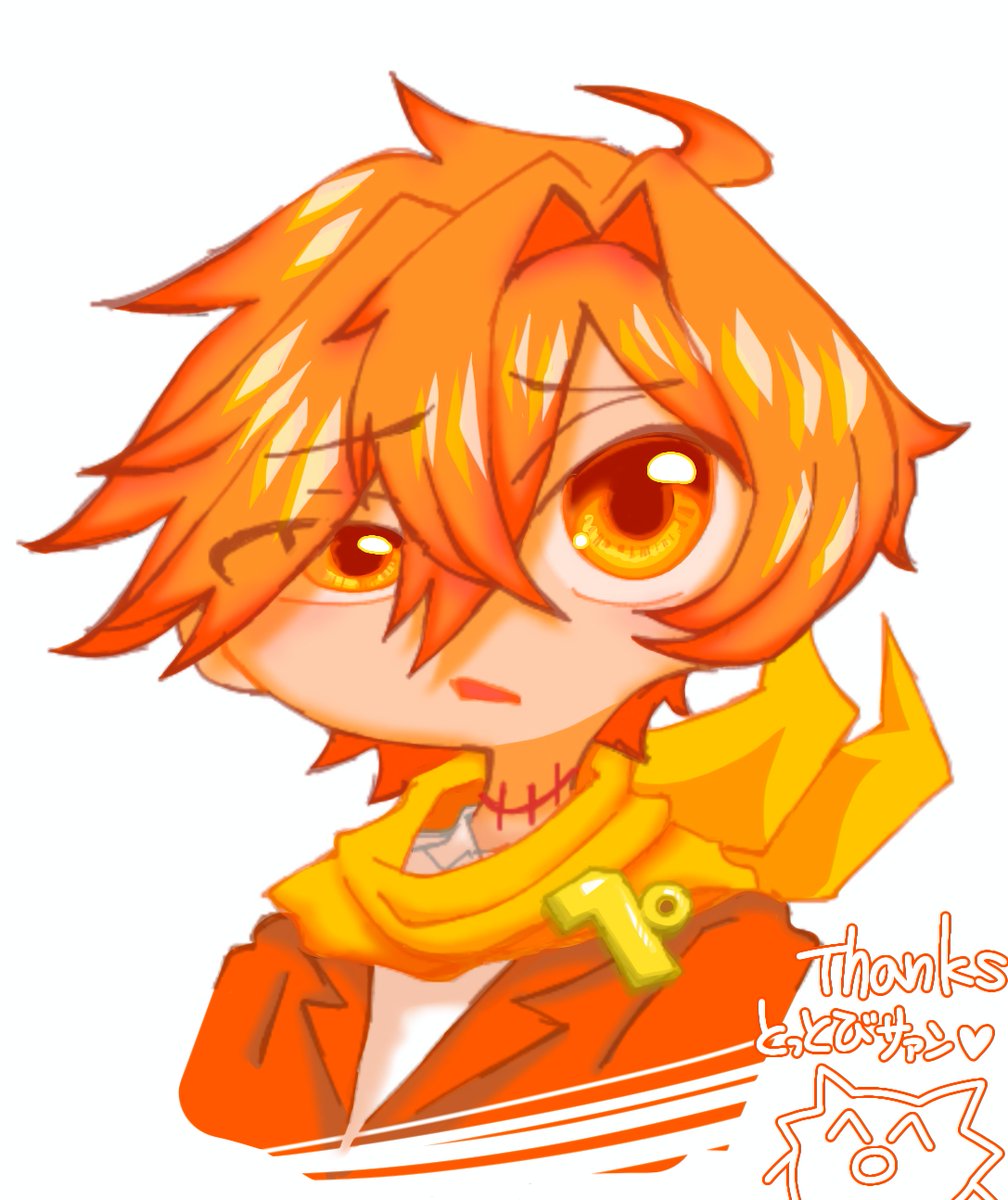 h*☆様 手描きイラスト＊男の子＊はちみつ色の眼差し＊春のトルコギキョウ＊コピッ とっとびさんの線画をお借りして色塗りしました。感謝感謝(⁠人⁠ ⁠•͈⁠ᴗ