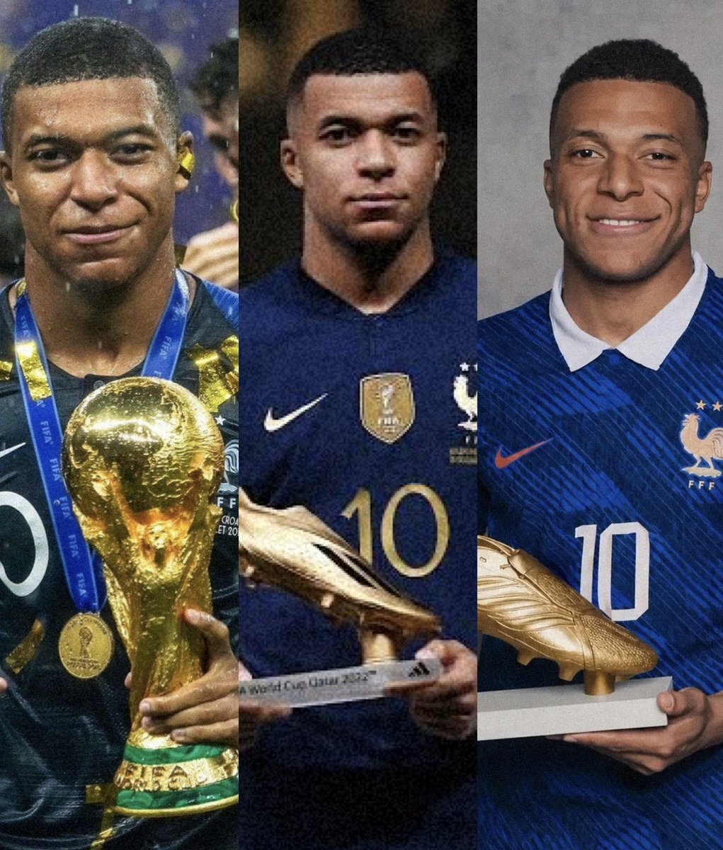 Kylian's tweet photo. 2018                                    2022                  2026 https://t.co/1no2Y6Cmaa