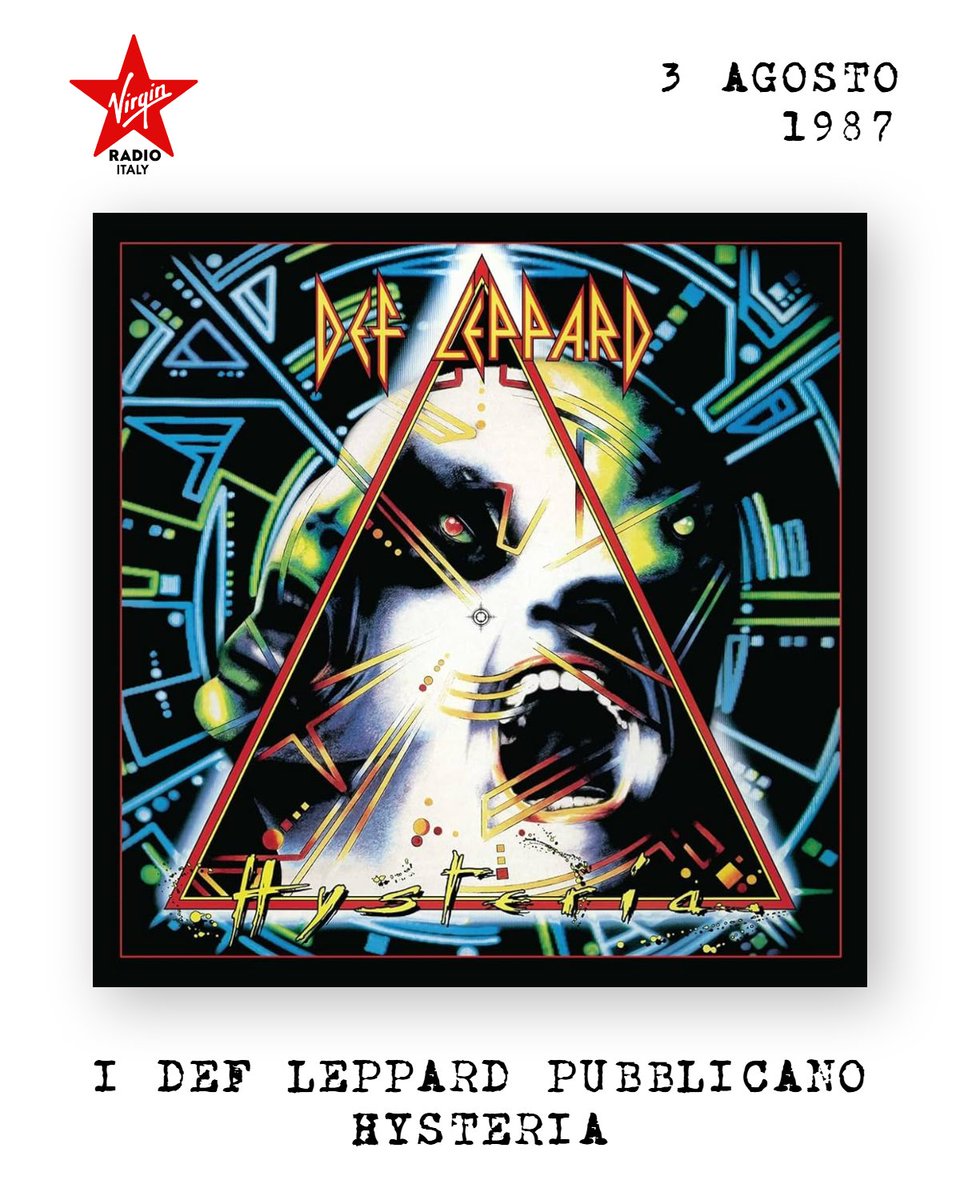 VirginRadioIT's tweet photo. 3 agosto 1987
I @DefLeppard pubblicano #Hysteria 🔴 https://t.co/Rz0ZRbkcZ1
La band fece uscire il disco dopo aver aspettato che il loro compagno e batterista Rick Allen si riprendesse dal brutto incidente che gli costò l'amputazione di un braccio
#DefLeppard #RickAllen #Hysteria https://t.co/PbuiTjZwA9
