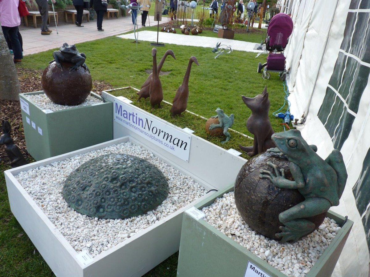 CraftInFocus's tweet photo. Martin Norman is a sculptor and master mould maker. View and purchase his work at our next two events - RHS Garden Hyde Hall (28-31 August) and Hever Castle (10-13 September)
#makermonday #mondaymaker https://t.co/q4jjRqTp2U