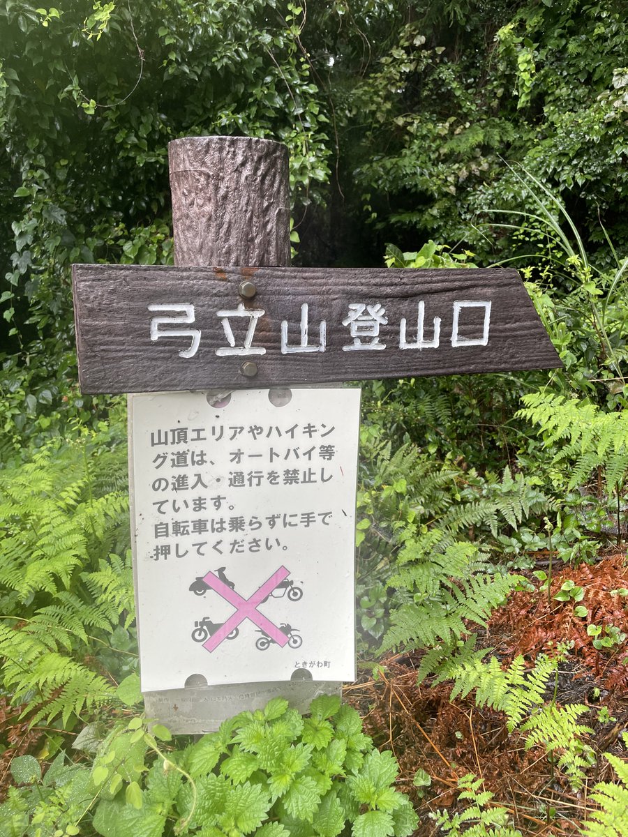 iugoka's tweet photo. 弓立山(426.8m)
＞ミスト雨 視界なし、長靴正解。 https://t.co/rmTWXvjKOp