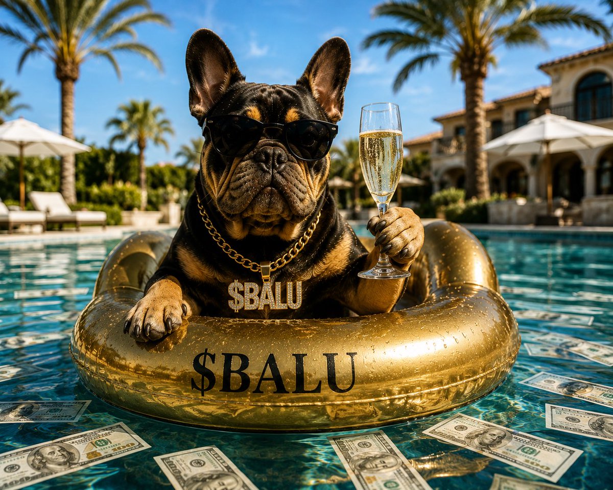 TheBaluCoin's tweet photo. Money.
Sun.
Champagne.
Zero stress.

That’s the $BALU lifestyle. 🥂☀️

The best boys always finish first. https://t.co/auT0wjXcuB