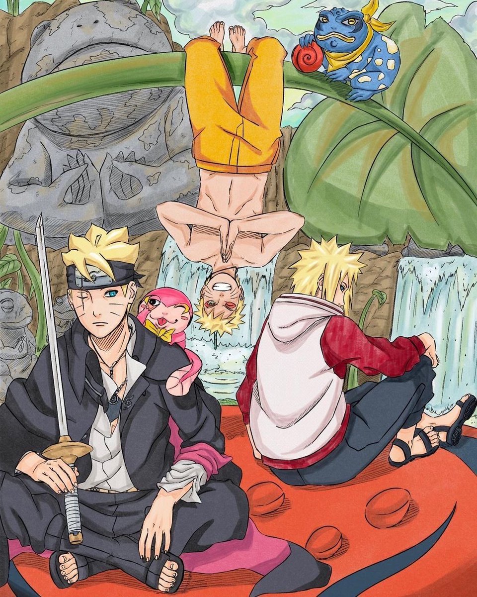 Yely_92I's tweet photo. BORUTO                   NARUTO                  MINATO https://t.co/VzXqw8XsgS