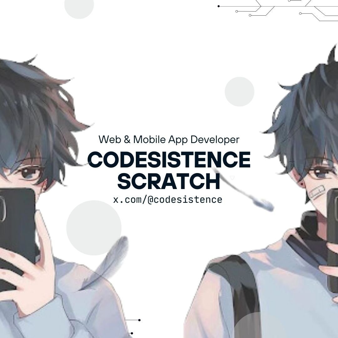 codesistence's tweet photo. Open pembuatan Scratch seperti :
📍 Media Edukasi
📍 Game 2D
📍 Game RPG
📍 Game 3D
📍 Dialog

⚡ Versi Web
⚡ Versi Apk

📱Social Media
IG : codesistence
Tiktok : codesistence

Watch tutorial &amp; recent works on my Youtube :
https://t.co/JvgcFTzmO4

#jokitugas #zonaba #zonauangᅠ https://t.co/B4lpse0XGU
