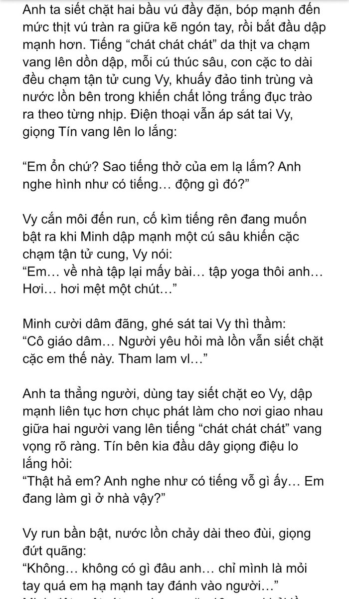 l1065236's tweet photo. Anh em đọc truyện xem nhé. Viết theo yêu cầu con đĩ nhà tui
Lười đăng quá. Cho ý kiến để dằng tiếp nhe https://t.co/mCWbVzFSVj
