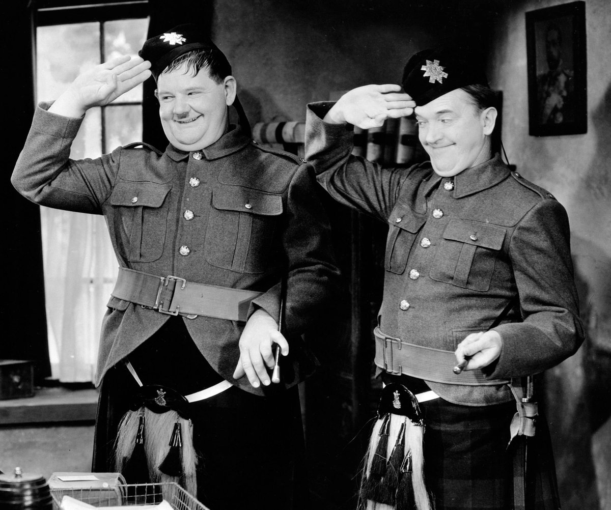 laurelHardyNews's tweet photo. Only 2 days to go until #TheBoys are back in #BonnieScotland. Follow the crowds to @BritPanopticon as #StanLaurel returns to his Scottish roots with friend & comedy partner #OliverHardy on the big screen in Glasgow.
#LaurelAndHardy
#StanAndOllie
#WayOutWest
#Brats
#GoingByeBye https://t.co/TWYJoM9kRN