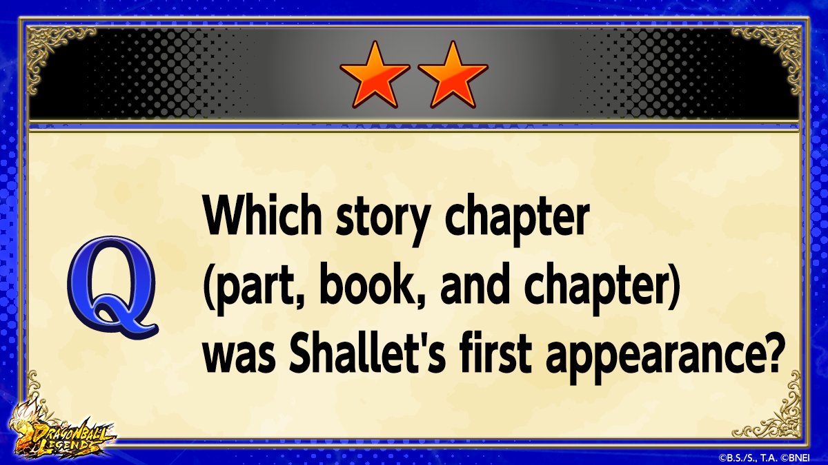 DB_Legends's tweet photo. ◤3,000-Day Anniversary Quiz!◢

Today's question is rated [★★]!
Comment if you know the answer!

*Answer to be announced on 8/17 (UTC) (Sched.)

#DBLegends
#Legends3000Days
#DragonBall https://t.co/rb0qguX2wI