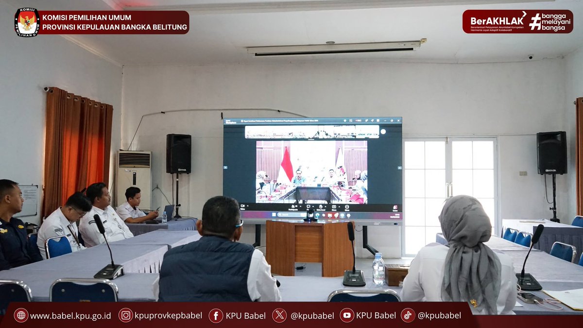 KPUBabel's tweet photo. Rapat Sosialisasi Pelaksanaan Penilaian Maladministrasi Penyelenggaraan Pelayanan Publik Tahun 2026 https://t.co/mGZMxkeqO8