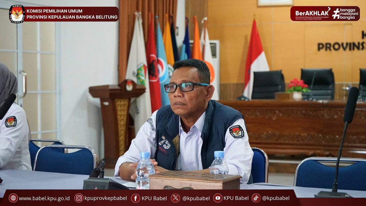 KPUBabel's tweet photo. Rapat Sosialisasi Pelaksanaan Penilaian Maladministrasi Penyelenggaraan Pelayanan Publik Tahun 2026 https://t.co/mGZMxkeqO8