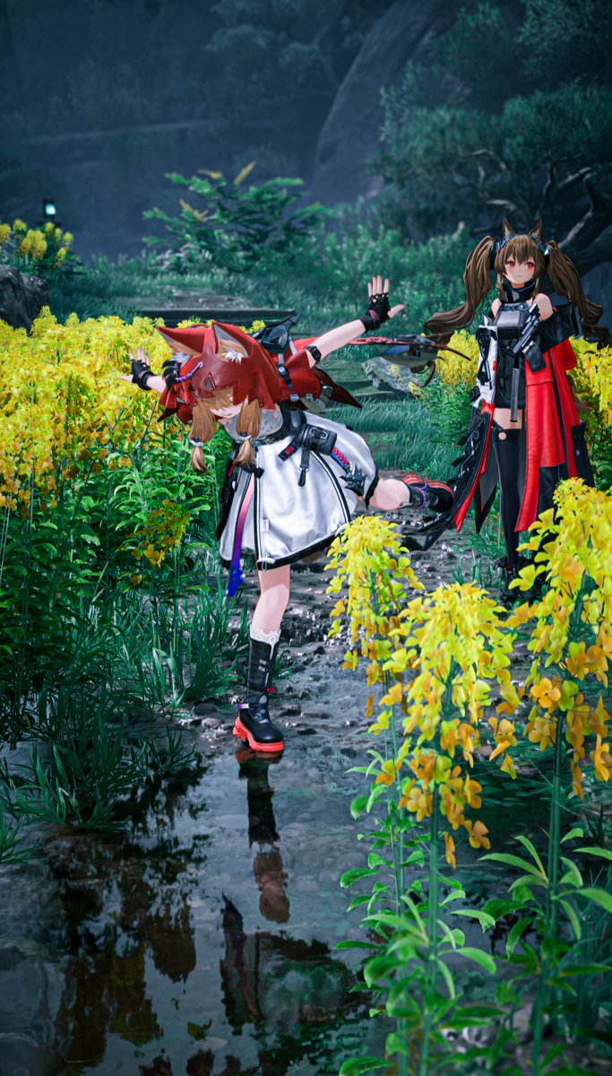 774n4Na4's tweet photo. #ArknightsEndfield‌ 
#エンドフィールド写真部

ロッシ / Rossi　ギルベルタ  / Gilberta

🦊「足元に気をつけて」 ※ 過去の再掲載 https://t.co/c8jSbVfhaS