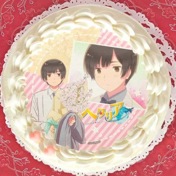 animateonline's tweet photo. 🎂予約中🎂

アニメ『ヘタリア World☆Stars』の定番柄スイーツが登場💐✨

イタリアたちが花束を持ったイラストと場面写を組み合わせたキャラクターケーキ♪

特典は【ポストカード】を付属！

#ヘタリア #ヘタリアWS
https://t.co/iuwedNDLua https://t.co/APZPwl2wBb