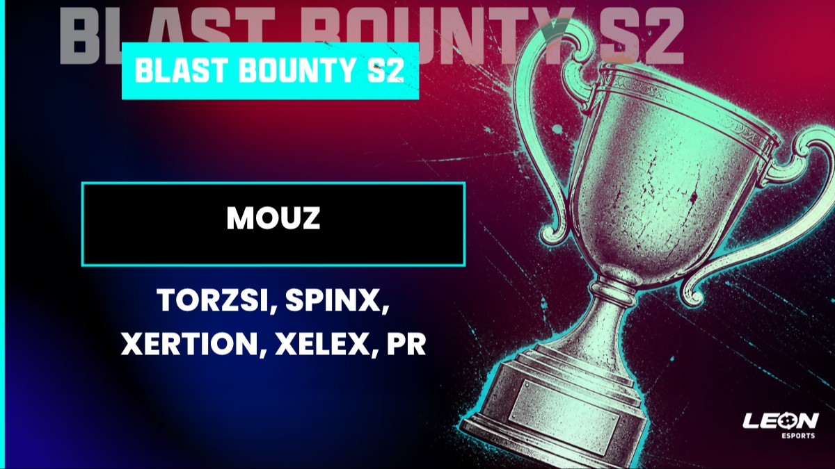 LeonBet_Esports's tweet photo. New roster, now possibilities! 👀
🔶 MOUZ 3-1 Spirit
MOUZ is your #BLASTBounty champion! 🏆 https://t.co/oR57Vj14II