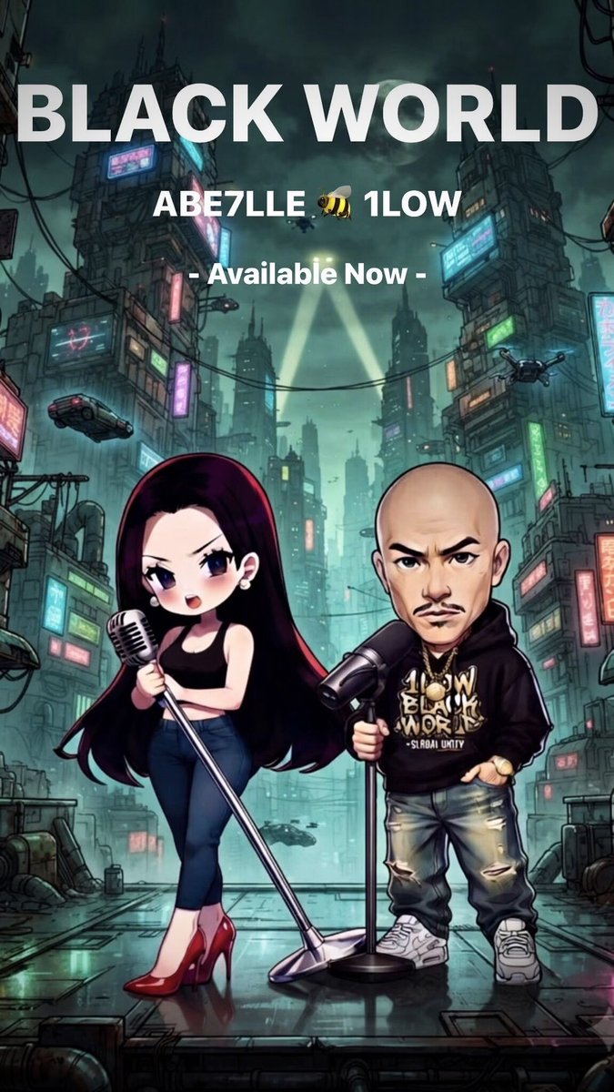 (๑ ˊ͈ ᐞ ˋ͈ )♡ ABE7LLE ft.1LOW - BLACK WORLD Thank you for your support